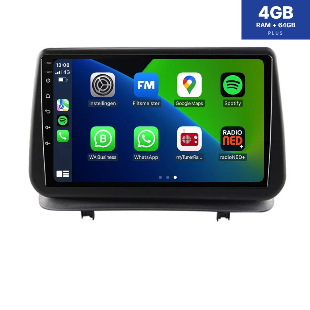 Renault Clio | Android 13 | Car radio | 2005 to 2012 | CarPlay & Android Auto