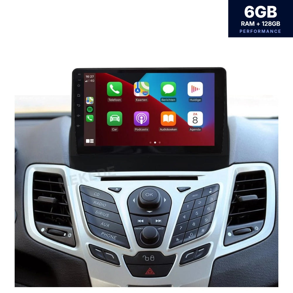 Ford Fiesta CarPlay & Android Auto autorradio | 2009–2011 | Android 13 | Davilon