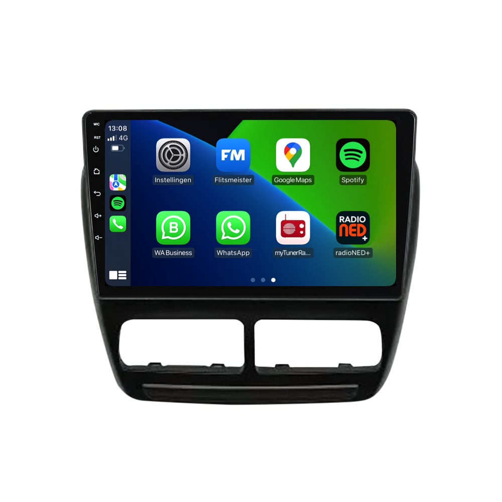 Fiat Doblo | Androide 13 | Radio de coche | 2010 a 2014 | Carplay y Android Auto