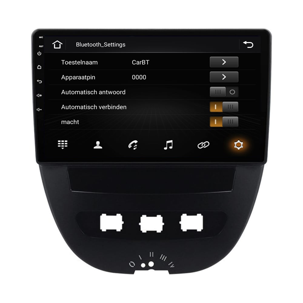 Toyota Aygo CarPlay & Android Auto radio | 2005-2013