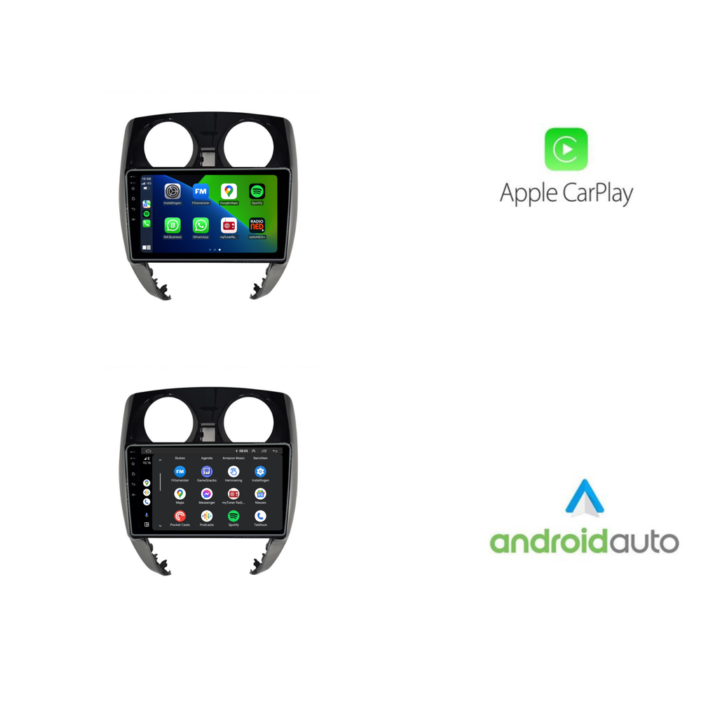 Nissan Note | Android 13 | Autoradio | 2013 à 2017 | CarPlay & Android Auto