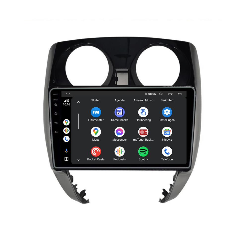 Nissan Note | Android 13 | Autoradio | 2013 à 2017 | CarPlay & Android Auto
