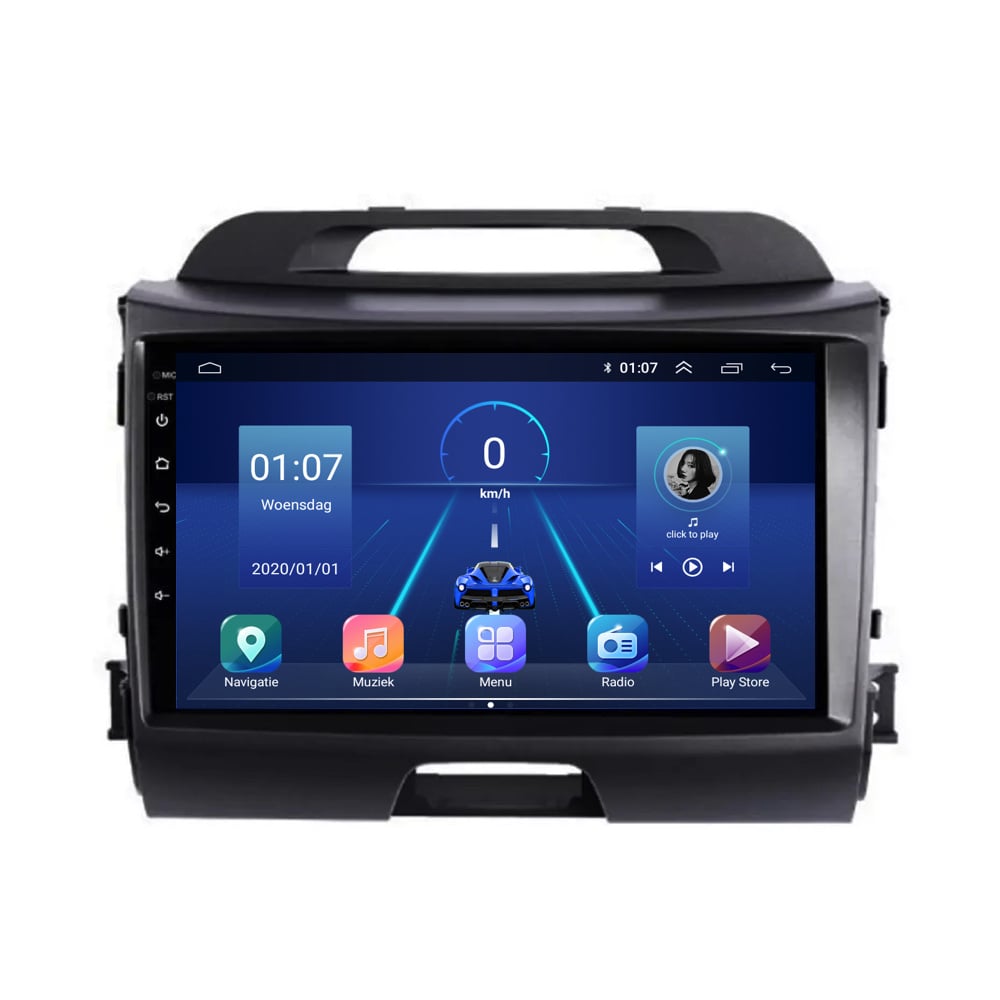 Kia Sportage | Android 13 | Autoradio | 2010 t/m 2015 | CarPlay & Android Auto