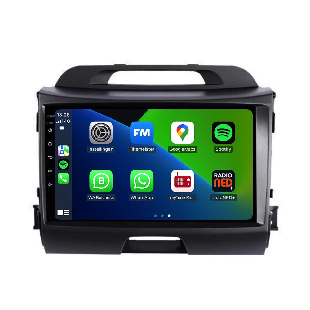 Kia Sportage | Android 13 | Autoradio | 2010 t/m 2015 | CarPlay & Android Auto