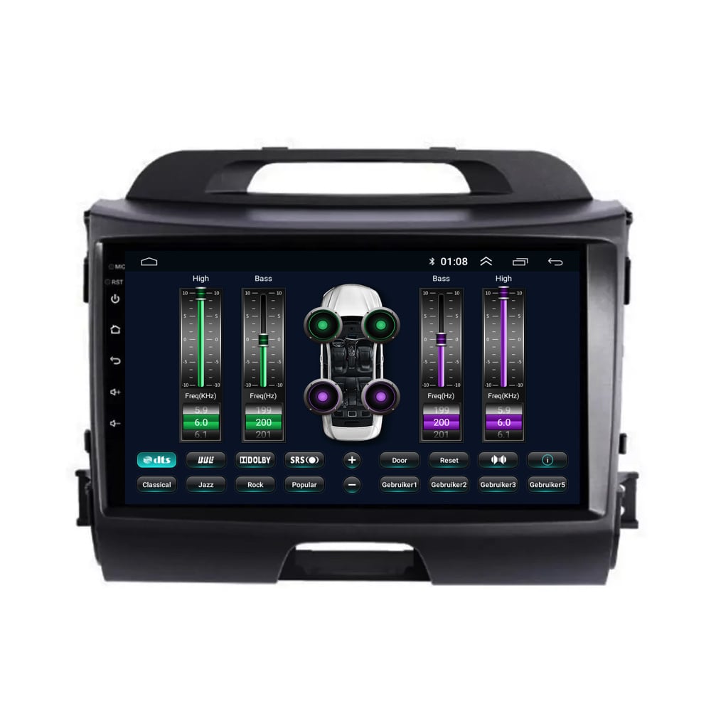 Kia Sportage | Android 13 | Autoradio | 2010 t/m 2015 | CarPlay & Android Auto