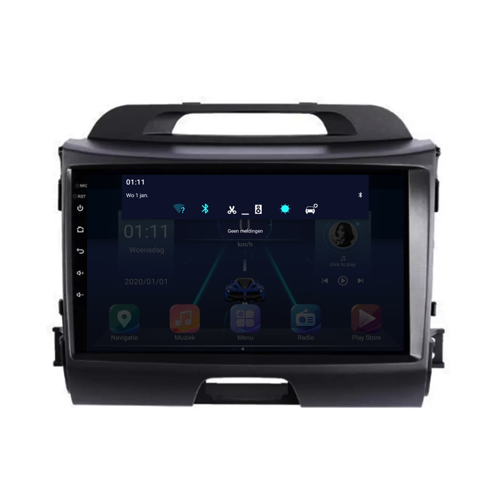 Kia Sportage | Android 13 | Autoradio | 2010 t/m 2015 | CarPlay & Android Auto