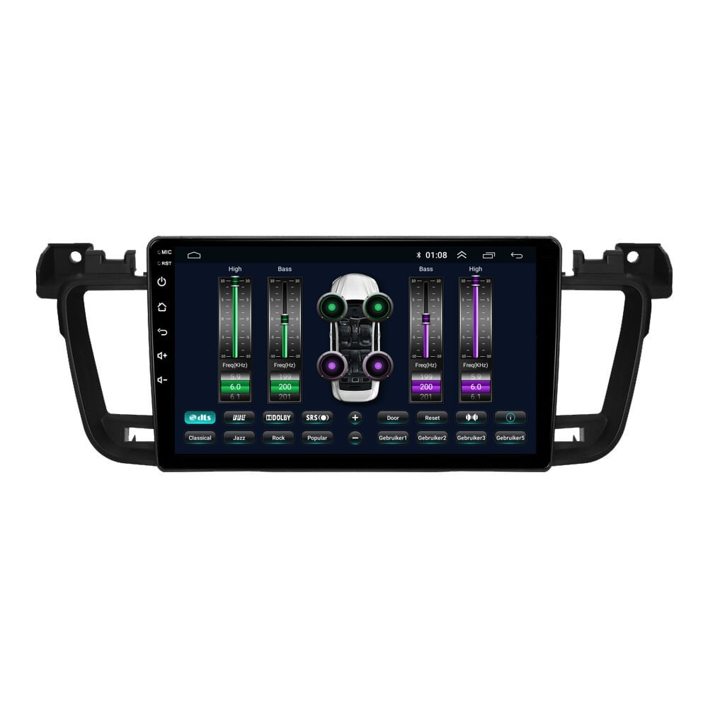 Peugeot 508 | Android 13 | Autoradio | 2011 t/m 2018 | CarPlay & Android Auto