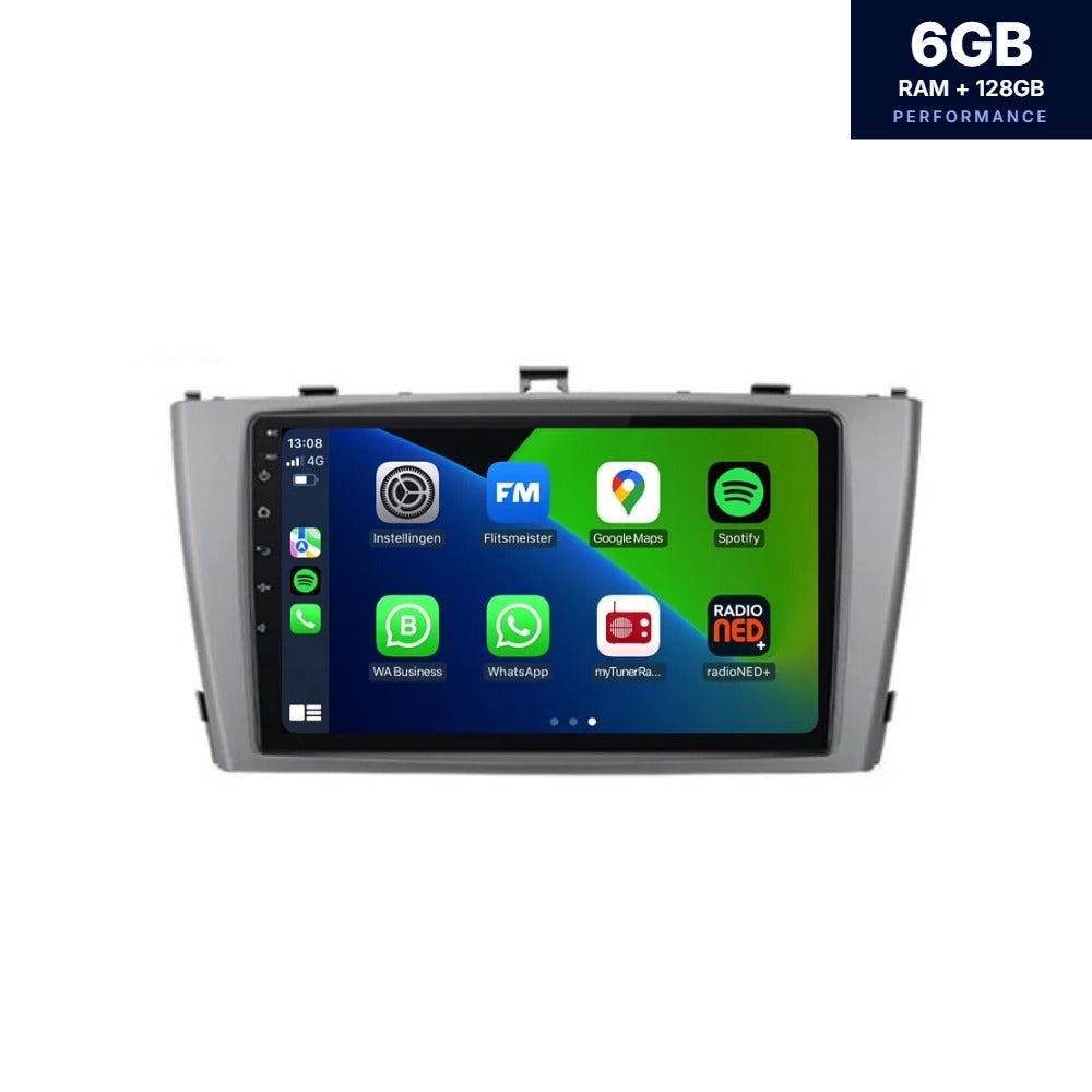 Toyota Avensis CarPlay & Android Auto autoradio | 2009–2014 | Android 13 | Davilon