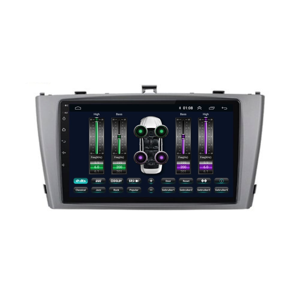 Toyota Avensis Android 13 autoradio CarPlay Android Auto 2009-2014