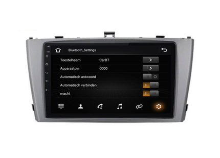Toyota Avensis | Android 13 | Autoradio | 2009 t/m 2014 |  CarPlay & Android Auto