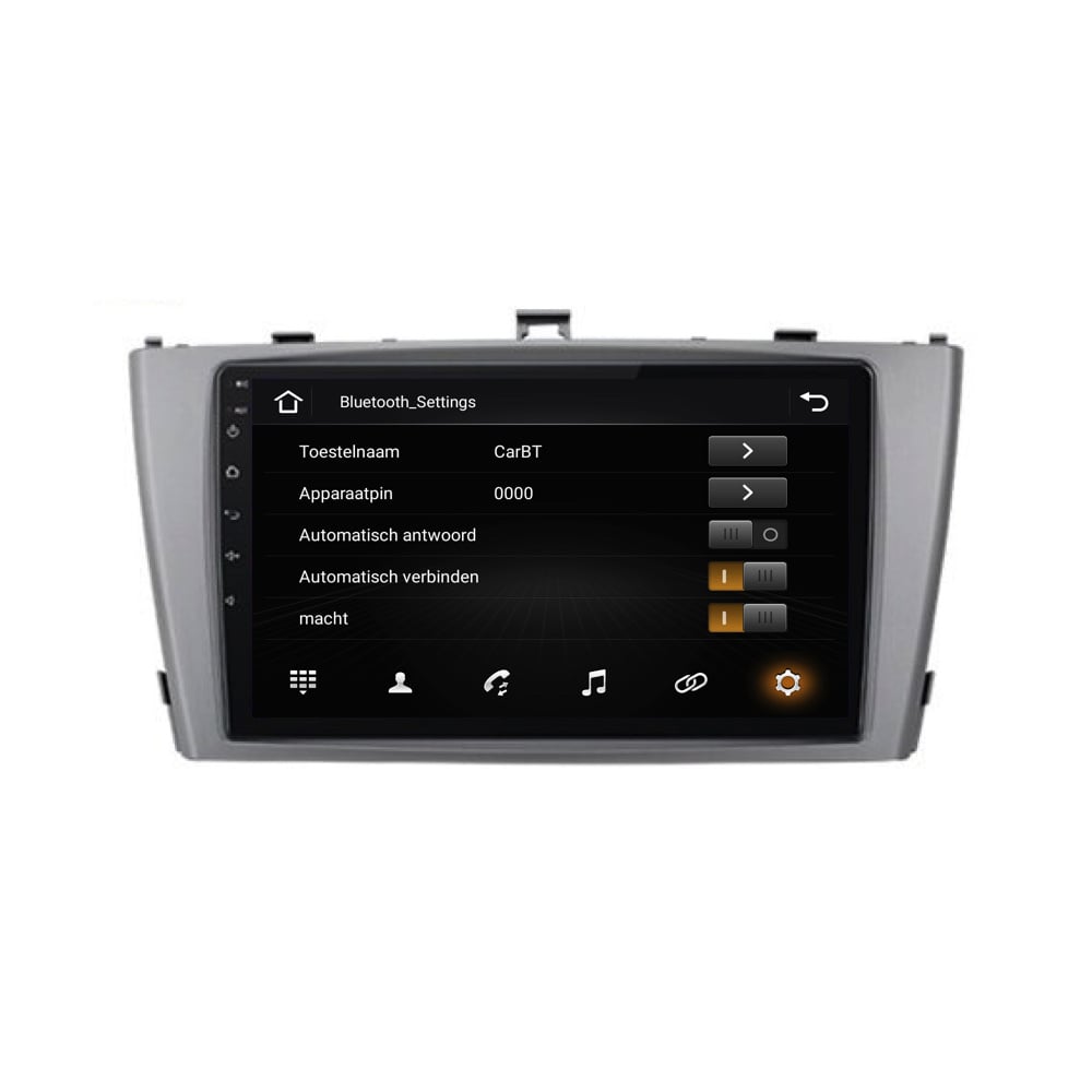 Toyota Avensis Android 13 autoradio CarPlay Android Auto 2009-2014