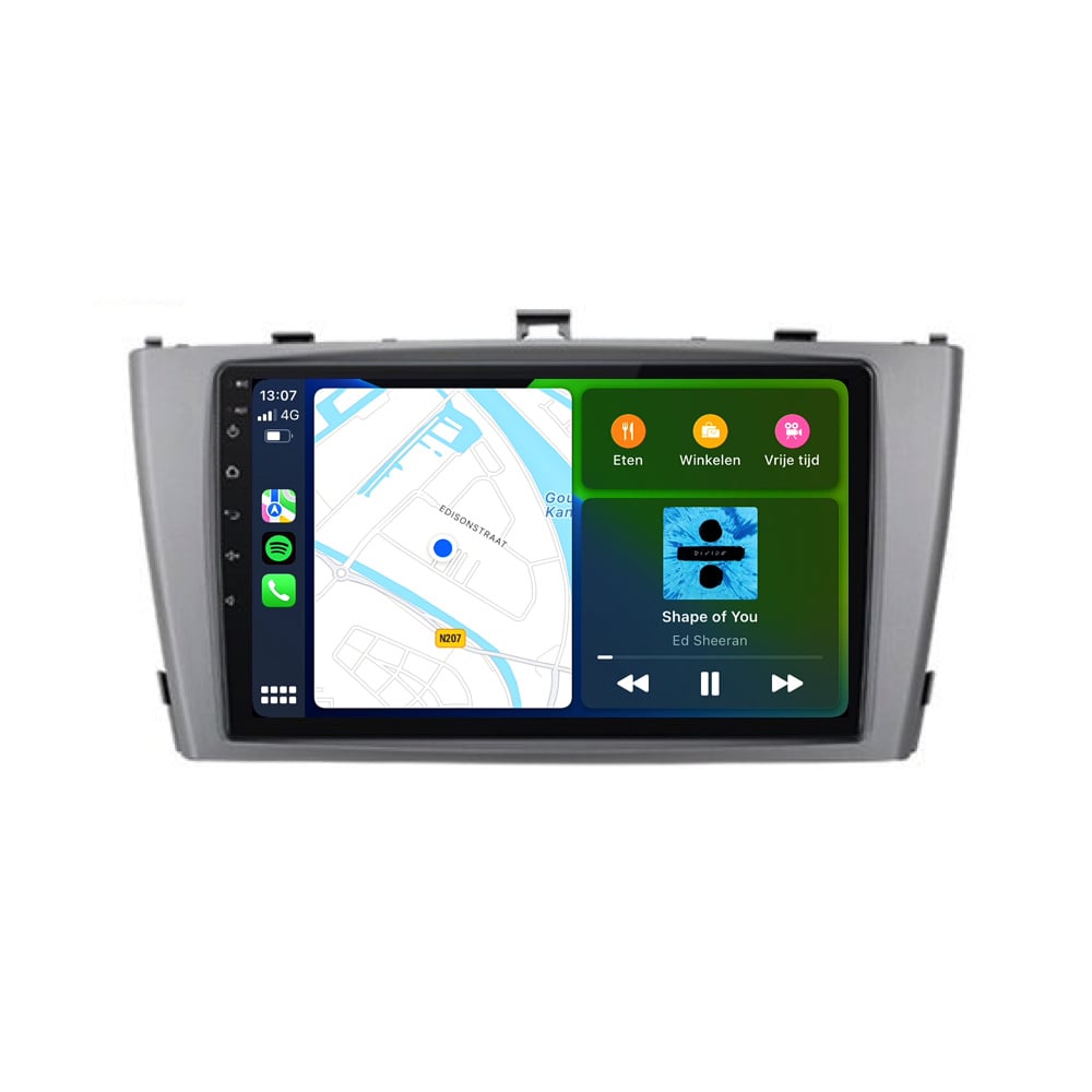 Toyota Avensis Android 13 autoradio CarPlay Android Auto 2009-2014
