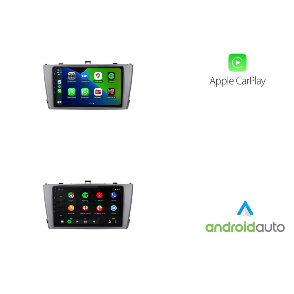 Toyota Avensis Android 13 autoradio CarPlay Android Auto 2009-2014