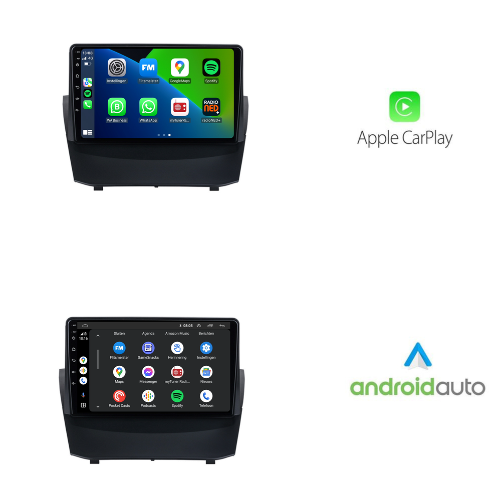 Ford Fiesta | Android 13 | Car radio | 2013 to 2017 | CarPlay & Android Auto