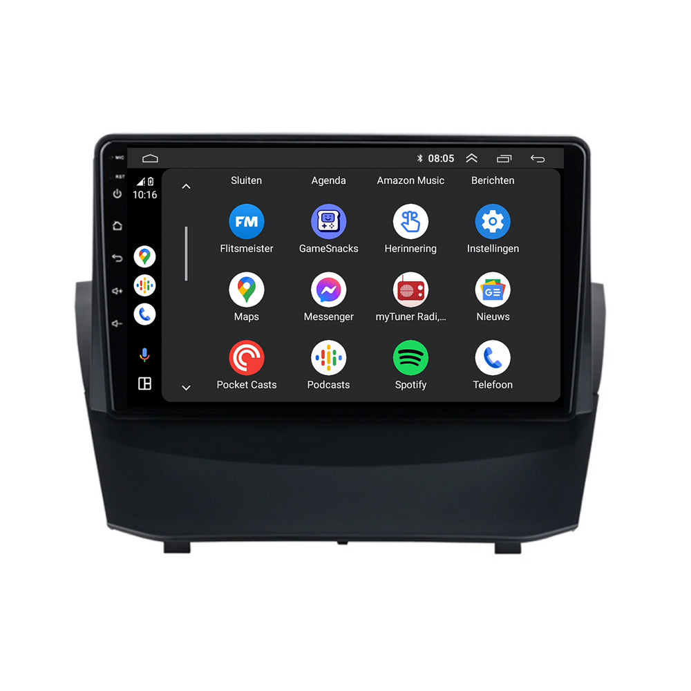 Ford Fiesta | Androide 13 | Radio de coche | 2013 a 2017 | CarPlay y Android Auto