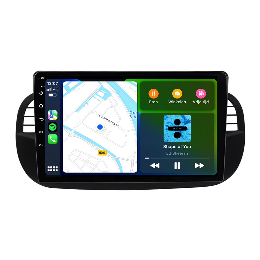 NVGOTEV Autoradio para Fiat 500 2007-2015, Radio de 7 Pulgadas, Unidad Principal de 2 32GB con Carplay/Android Auto inalámbrico Bluetooth WiFi GPS FM RDS DSP SWC (Dab Opcional NVGOTEV Autoradio para Fiat 500 2007-2015, Radio de 7 Pulgadas, Unidad Principal de 2 32GB con Carplay/Android Auto inalámbrico Bluetooth WiFi GPS FM RDS DSP SWC (Dab Opcional