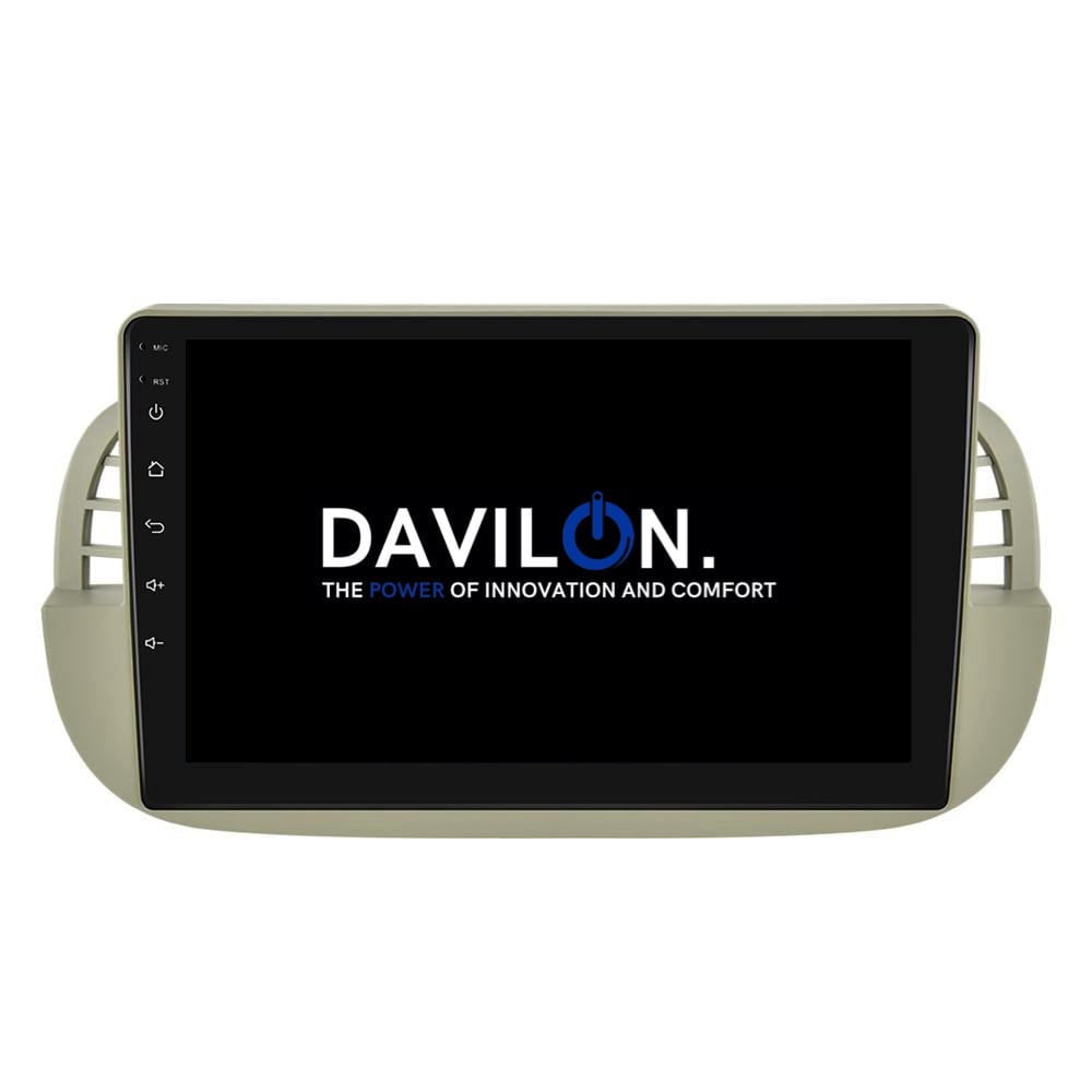 Fiat 500 | Android 13 | Autoradio | 2007 t/m 2015 | CarPlay & Android Auto | Beige