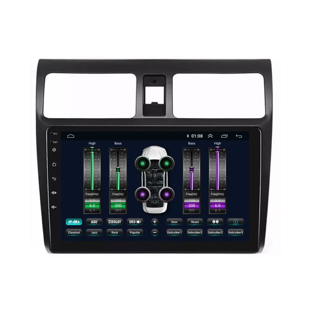 Radio de coche Suzuki Swift CarPlay | 2004 a 2010 | Android Auto