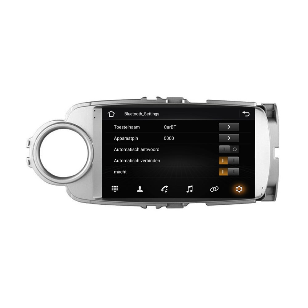Toyota Yaris Android 13 car radio CarPlay Android Auto 2011-2019