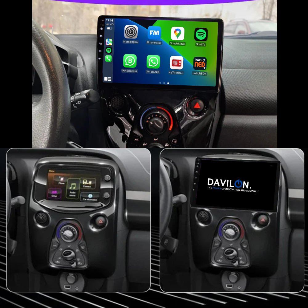 Toyota Aygo CarPlay | Android 13 | X Wave | 2015 to 2021