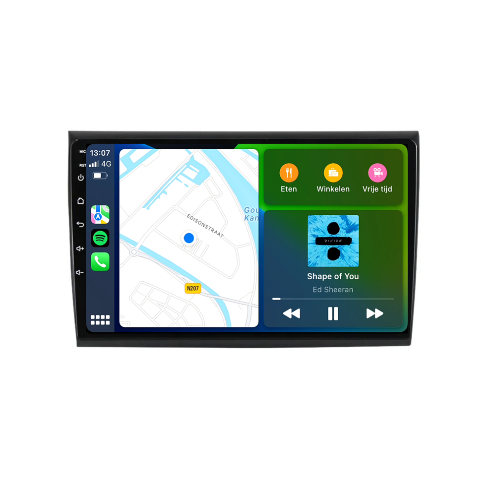 Fiat Bravo | Androide 13 | Radio de coche | 2006 a 2017 | Carplay y Android Auto