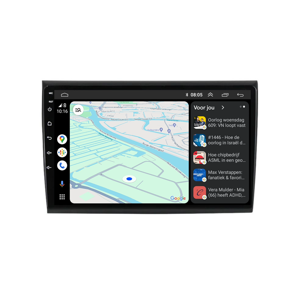 Fiat Bravo | Androide 13 | Radio de coche | 2006 a 2017 | Carplay y Android Auto