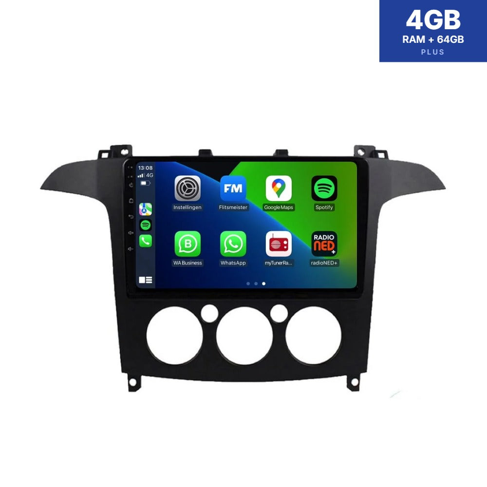 Davilon Ford S-Max | Android 13 | Car radio | 2006 to 2008 | CarPlay & Android Auto