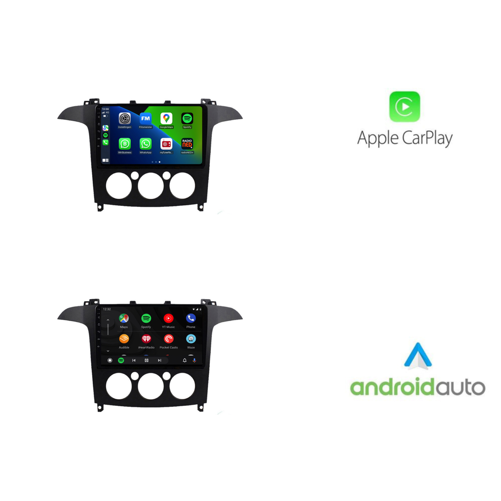 Davilon Ford S-Max | Android 13 | Autoradio | 2006 t/m 2008 | CarPlay & Android Auto