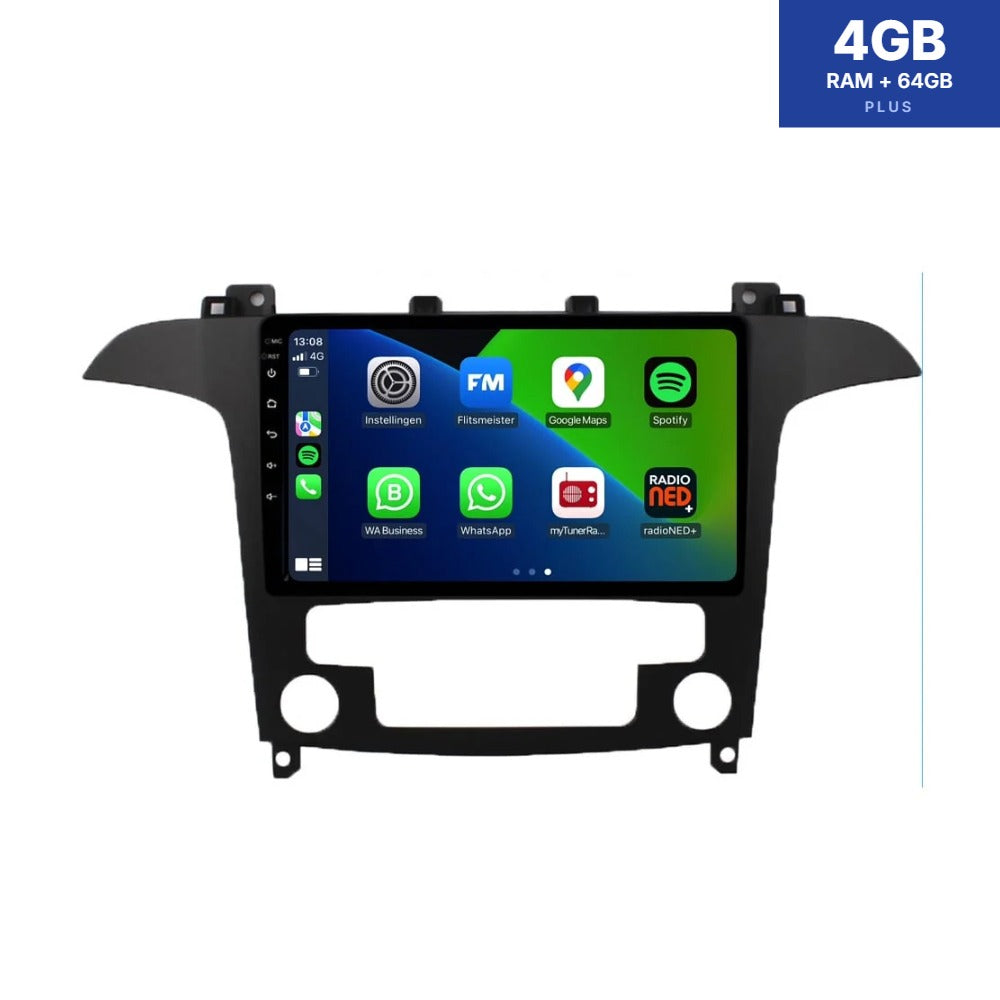 Davilon Ford S-Max CarPlay Car radio | 2006 to 2008 | Android Auto