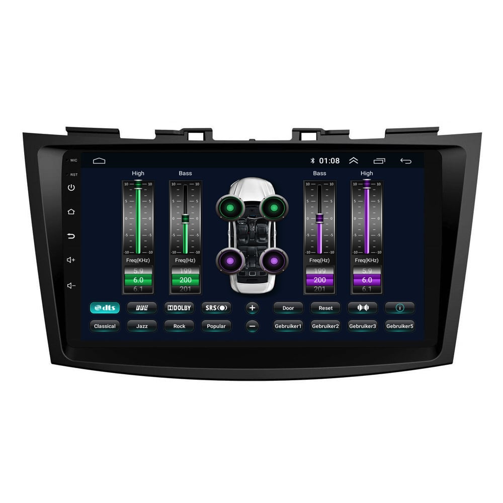 Suzuki Swift | Androide 13 | Radio de coche | 2011 a 2017 | Carplay y Android Auto