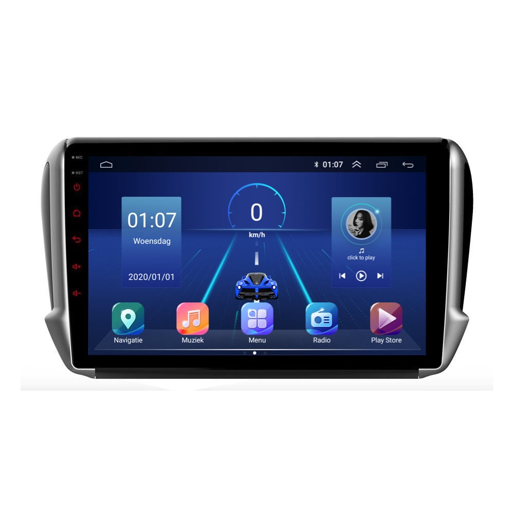 Peugeot 208 | 2008 | Androide 13 | Radio de coche | 2012 a 2019 | CarPlay y Android Auto