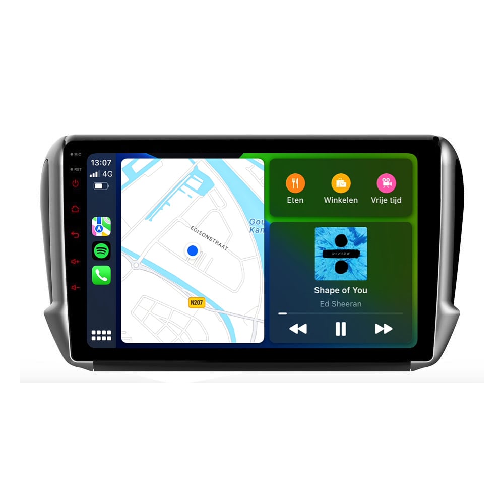 Peugeot 208 | 2008 | Androide 13 | Radio de coche | 2012 a 2019 | CarPlay y Android Auto