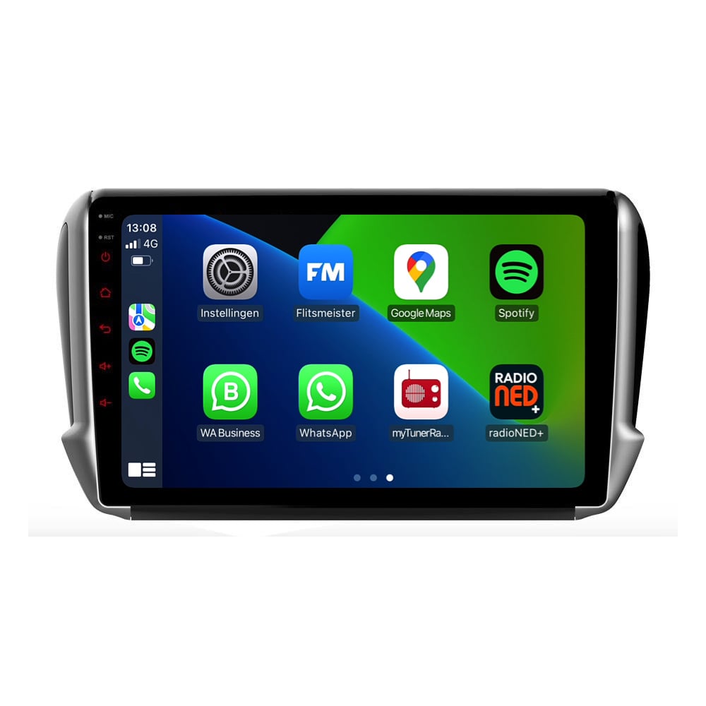 Peugeot 208 | 2008 | Androide 13 | Radio de coche | 2012 a 2019 | CarPlay y Android Auto