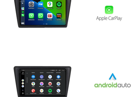 Skoda Rapid CarPlay Autoradio | 2012 t/m 2016 | Android 13