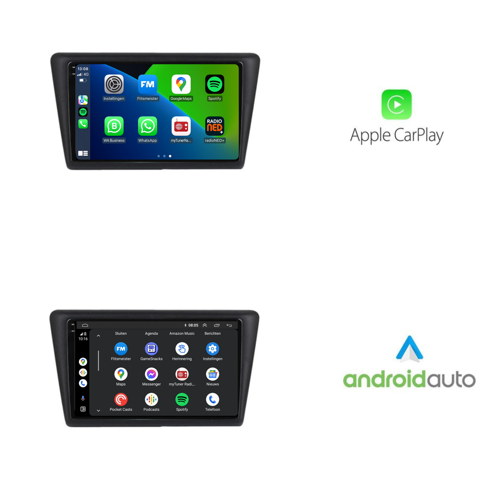 Radio para coche Skoda Rapid CarPlay | 2012 a 2016 | androide 13