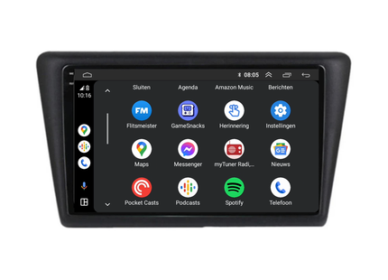 Skoda Rapid CarPlay Autoradio | 2012 t/m 2016 | Android 13