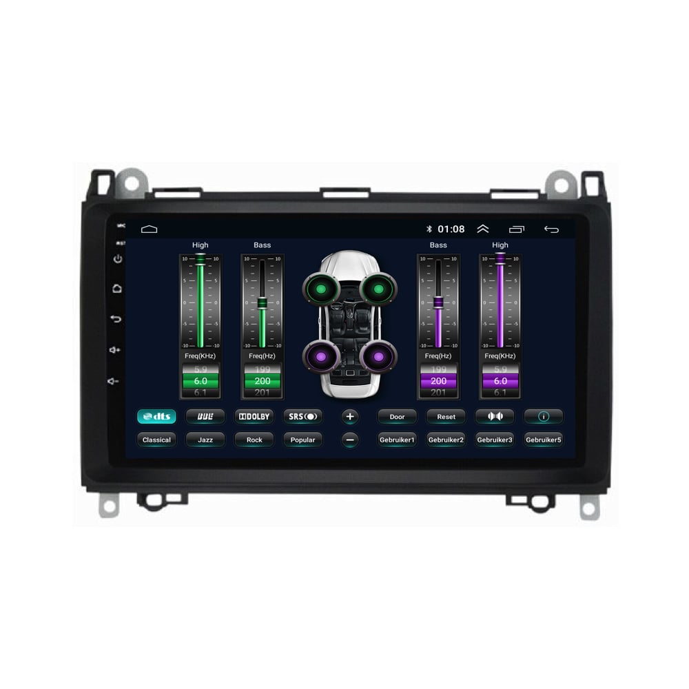 Mercedes Sprinter Vito | Androide 13 | Radio de coche | 2004 a 2018 | CarPlay y Android Auto