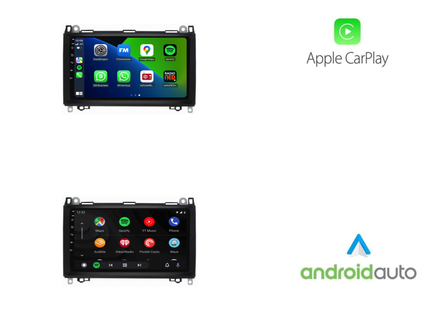 Mercedes Sprinter Vito | Android 13 | Autoradio | 2004 t/m 2018 | CarPlay & Android Auto