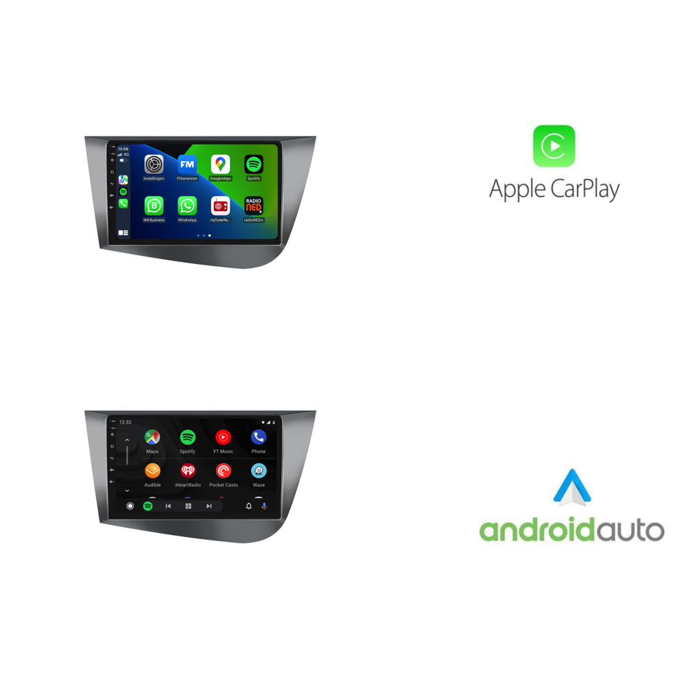 Seat Leon | Android 13 | Autoradio | 2005 t/m 2012 | Carplay & Android Auto