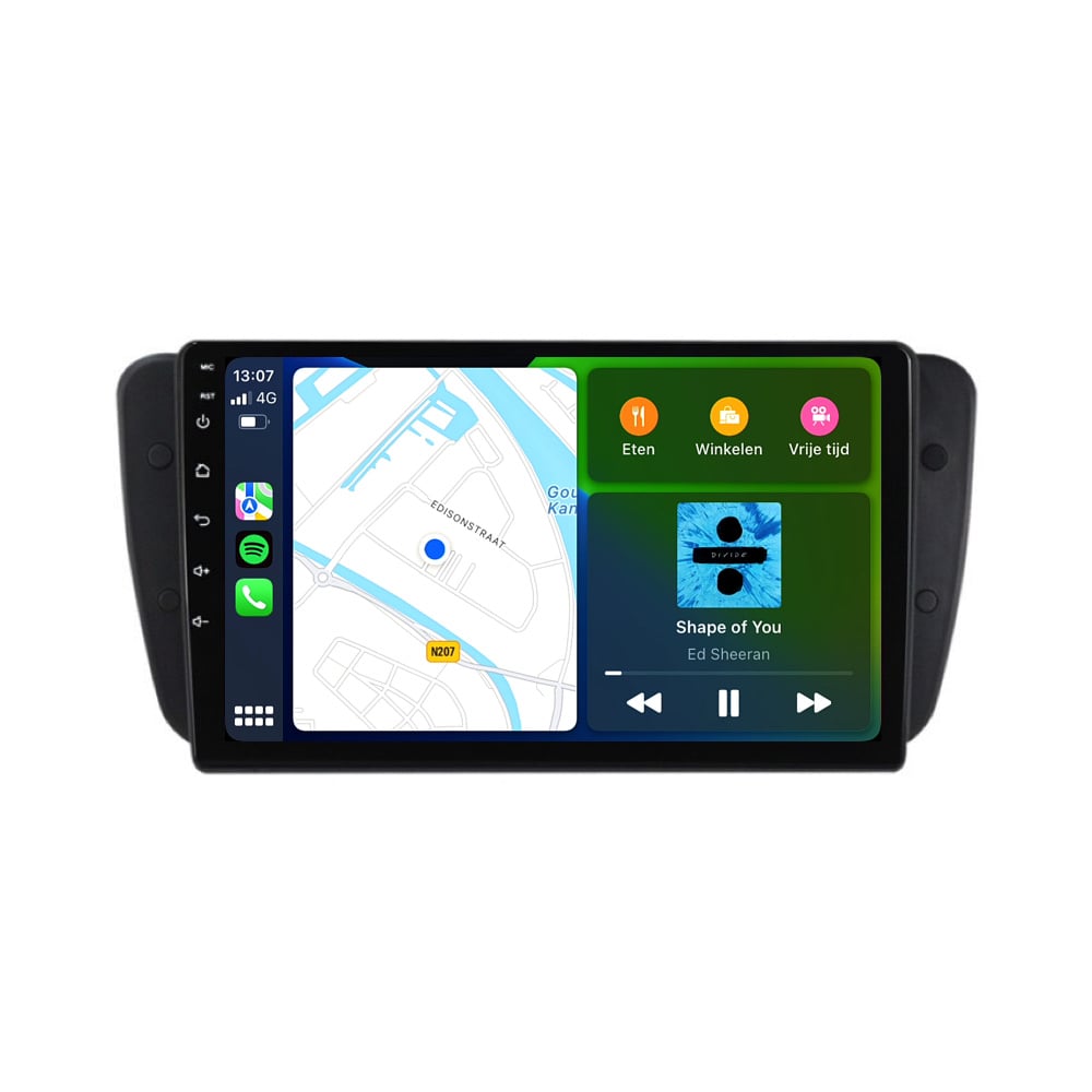 Seat Ibiza | Android 13 | Autoradio | 2008 t/m 2014 | Carplay & Android Auto