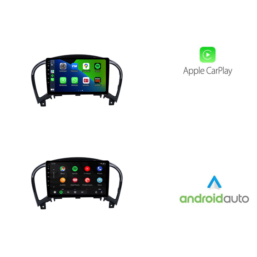 Nissan Juke | Androide 13 | Radio de coche | 2010 a 2019 | Carplay y Android Auto
