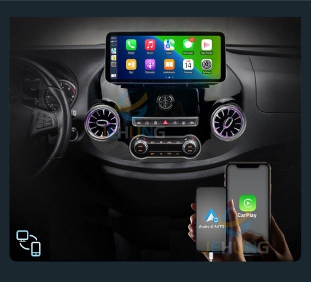 Mercedes Vito W447 CarPlay Radio del coche | 2014 a 2023 | Android Auto | Pantalla grande | 8 GB + 128 GB