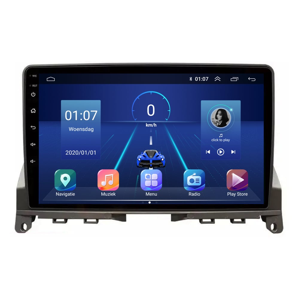 Mercedes | Classe C | W204 | Android 13 | Autoradio | 2007 à 2010 | CarPlay