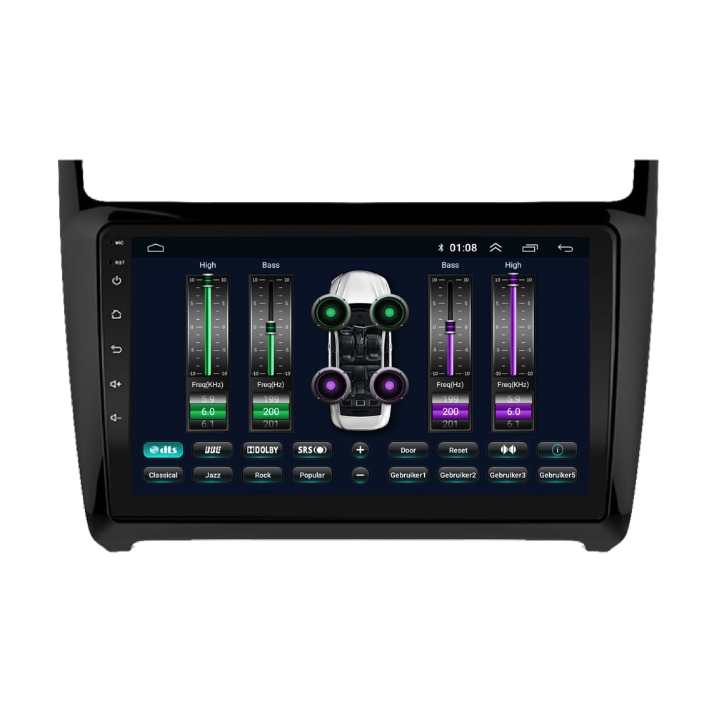 Volkswagen Polo | Androide 13 | Radio de coche | 2009 a 2017 | Carplay y Android Auto