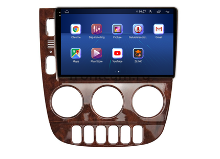 Mercedes ML W163 | Android 13 | Autoradio | 1999 t/m 2004 | Carplay & Android Auto | Hout-design