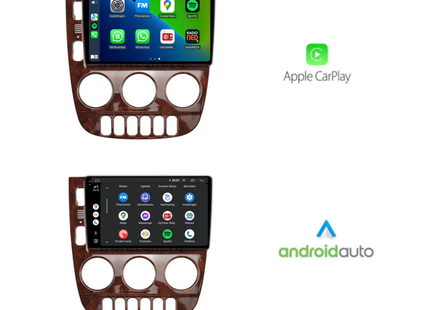 Mercedes ML W163 | Android 13 | Autoradio | 1999 t/m 2004 | Carplay & Android Auto | Hout-design