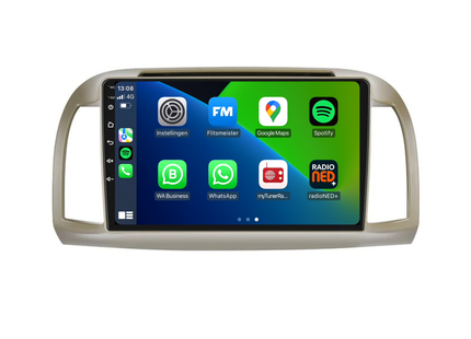 Nissan Micra | Android 13 | Autoradio | 2002 t/m 2010 | Carplay & Android Auto