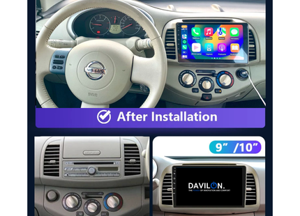 Nissan Micra | Android 13 | Autoradio | 2002 t/m 2010 | Carplay & Android Auto