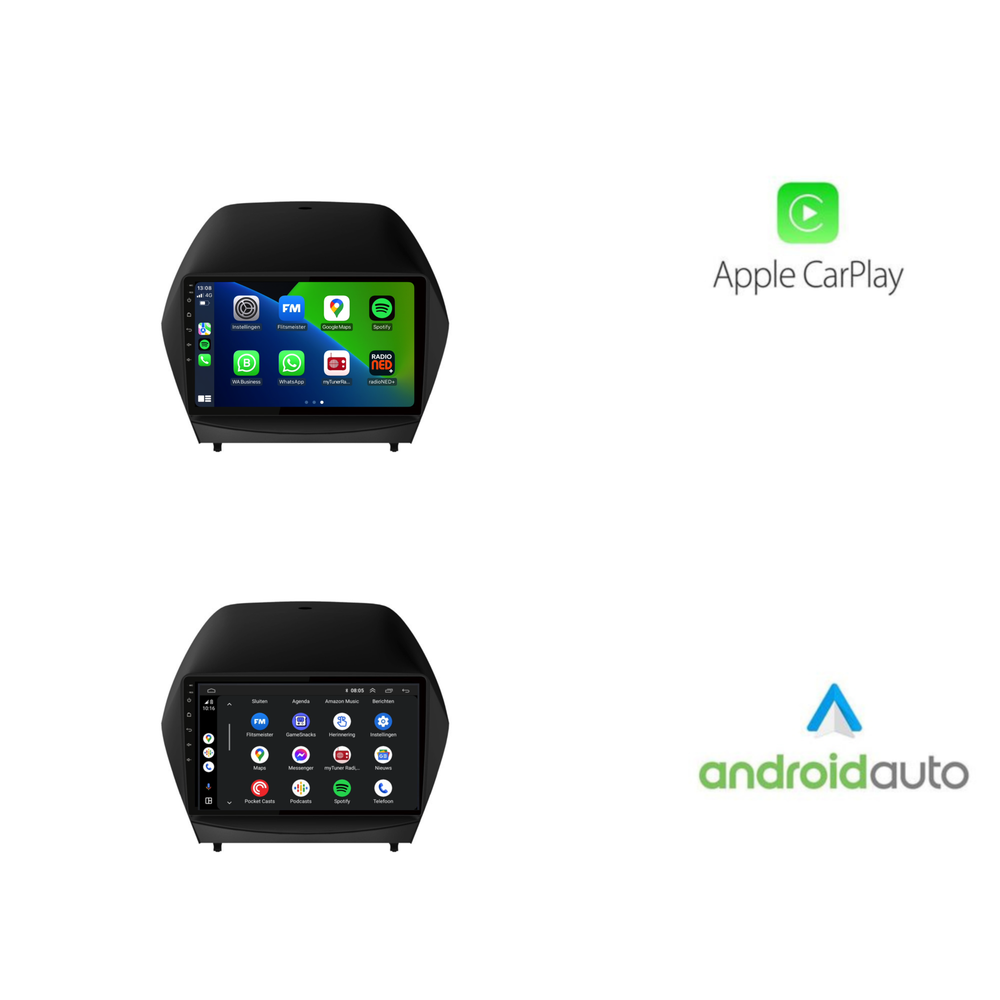 Hyundai ix35 | Android 13 | Autoradio |  2009 t/m 2015 | CarPlay & Android Auto