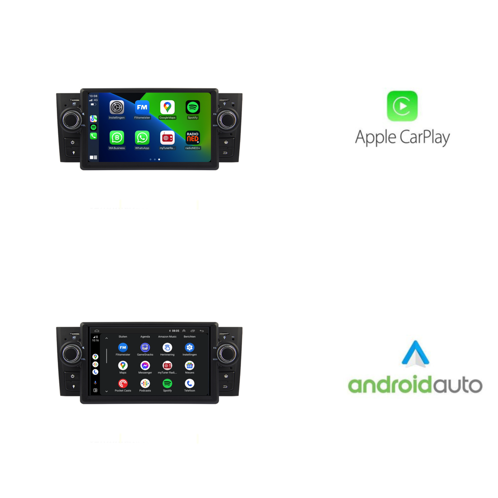 Fiat Punto/Linea Autoradio Android | 2006 à 2015 | CarPlay